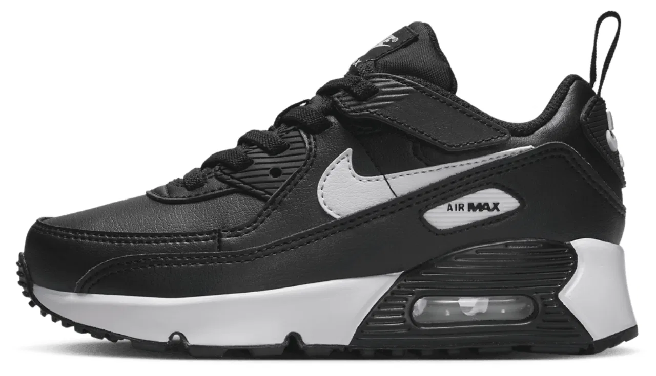Кроссовки для мальчиков Air Max 90 EasyOn Nike, черный/белый — фото 2