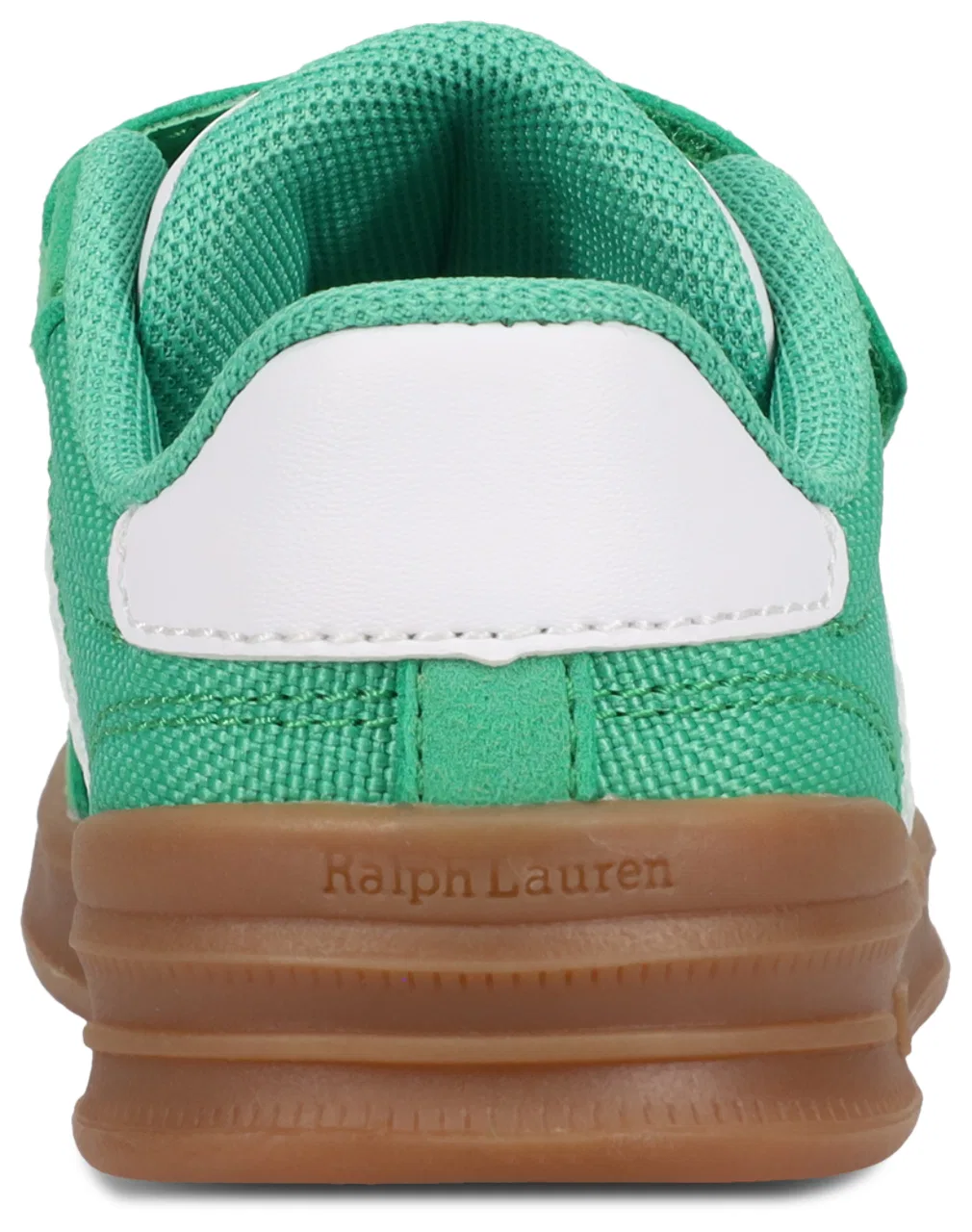Кроссовки для девочек Heritage Court III T-Toe Ez Polo, цвет Medium Green/White/White — фото 3
