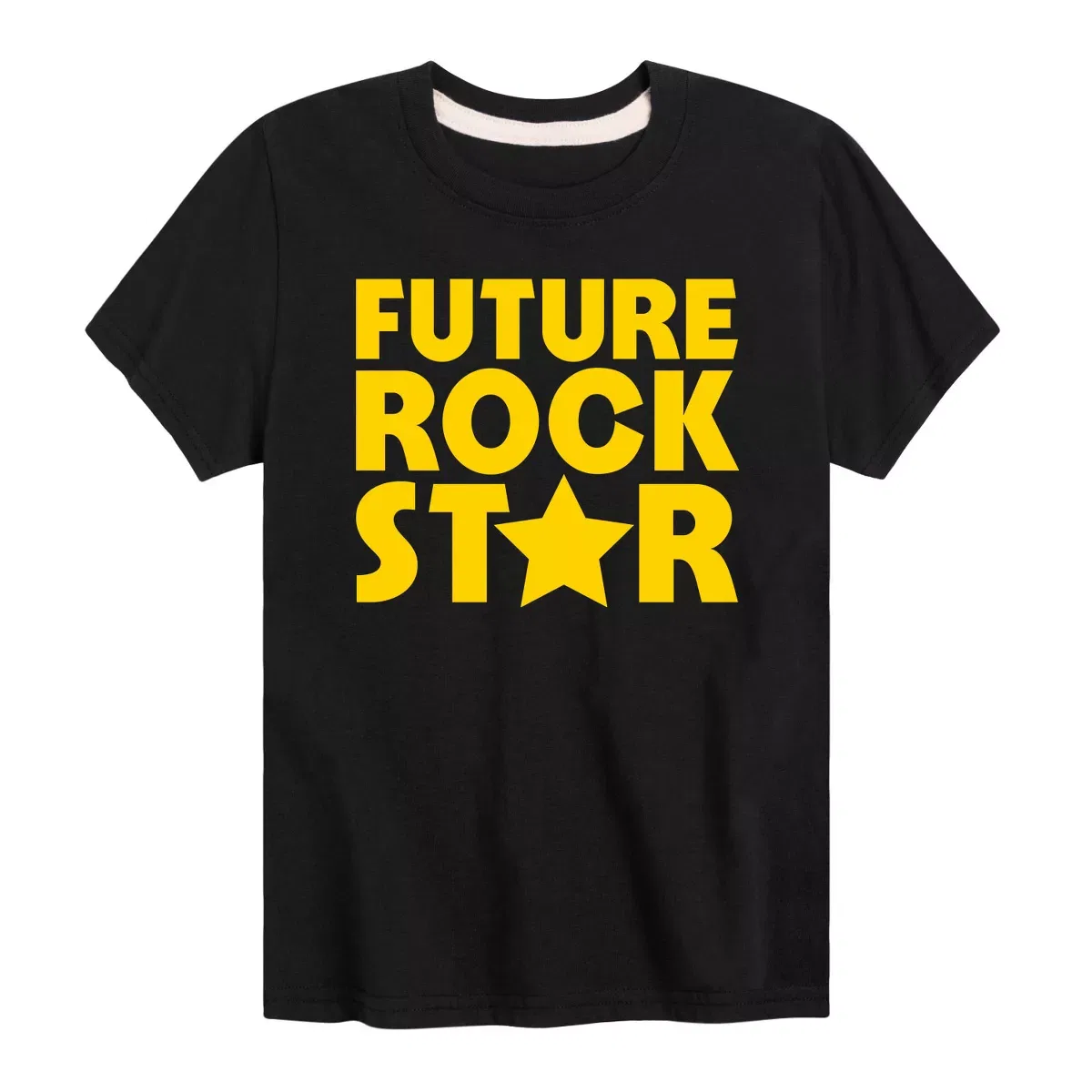 Детская футболка с принтом Future Rock Star Instant Message, Black