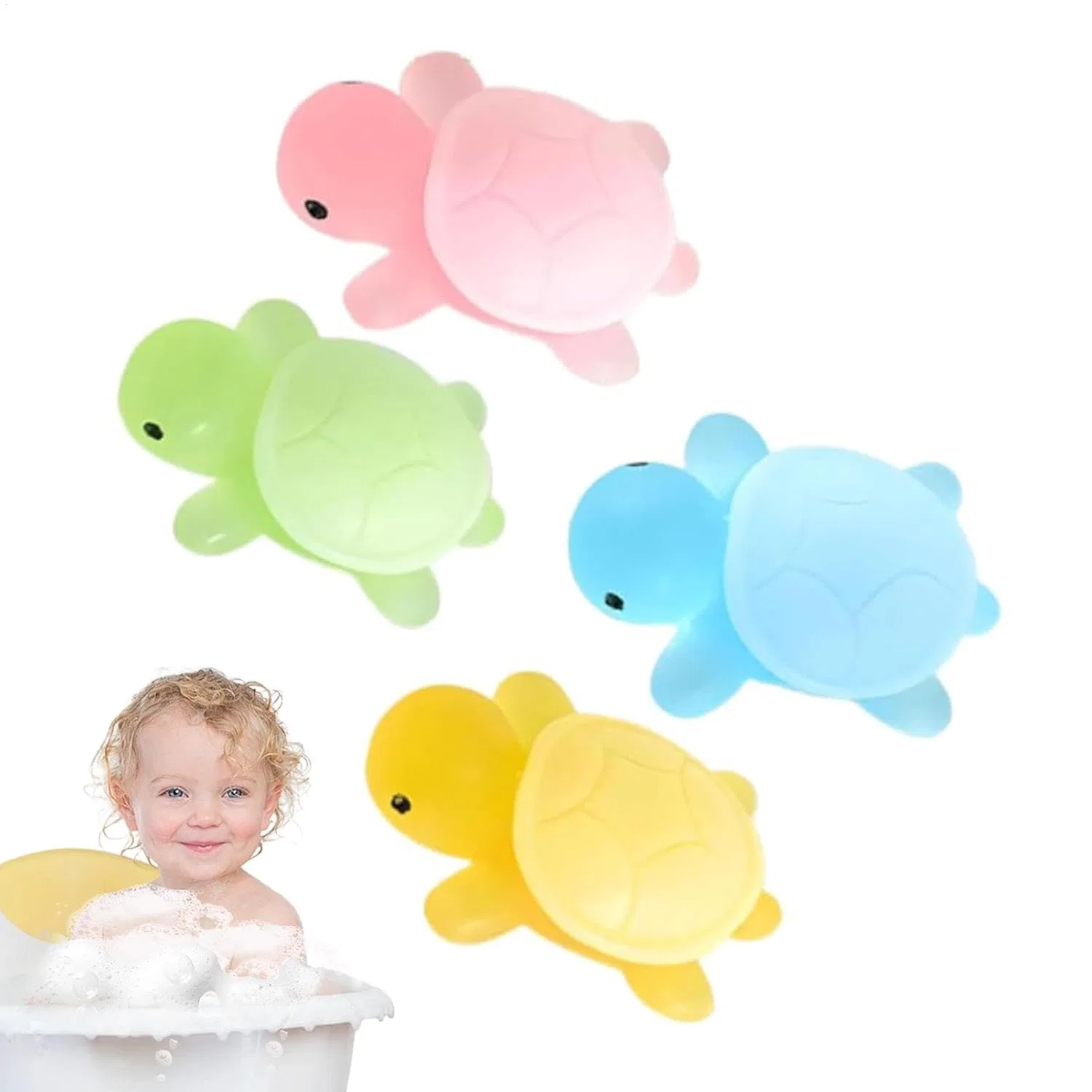Детское мыло ручной работы, набор 4 шт, 6x4x2 см, Multicoloured Generic