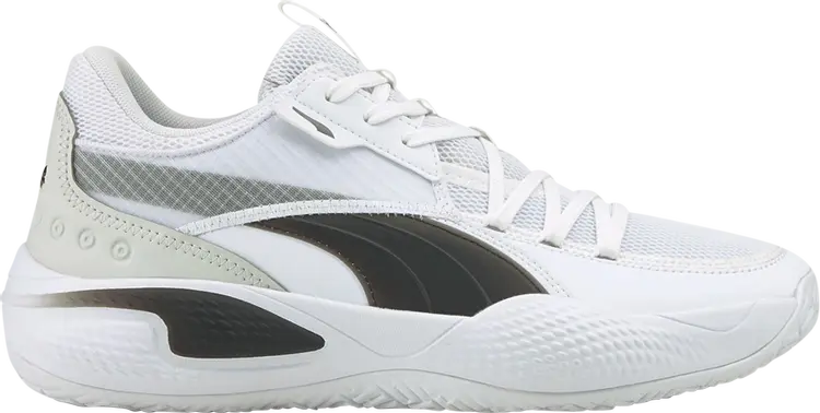 

Кроссовки Puma Court Rider Team White Black, белый, Белый;серый, Кроссовки Puma Court Rider Team White Black, белый