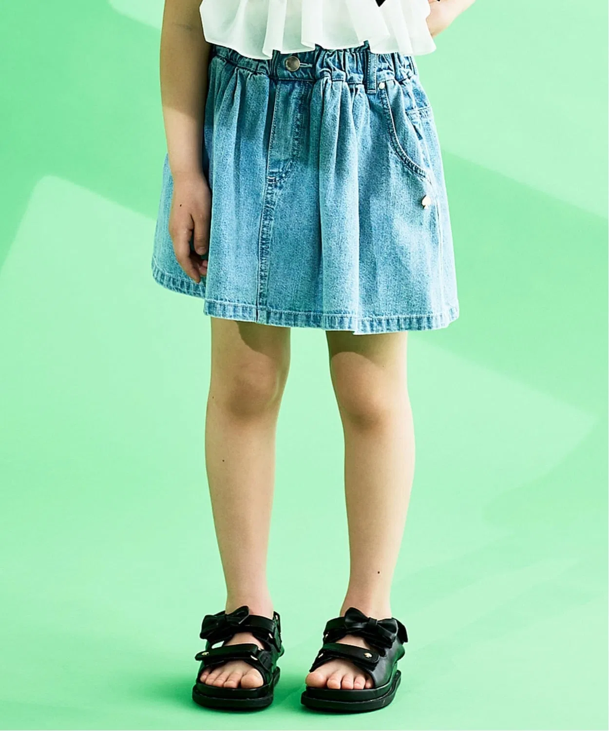 Детская юбка-трапеция с рюшами kate spade new york kids, Saks Blue