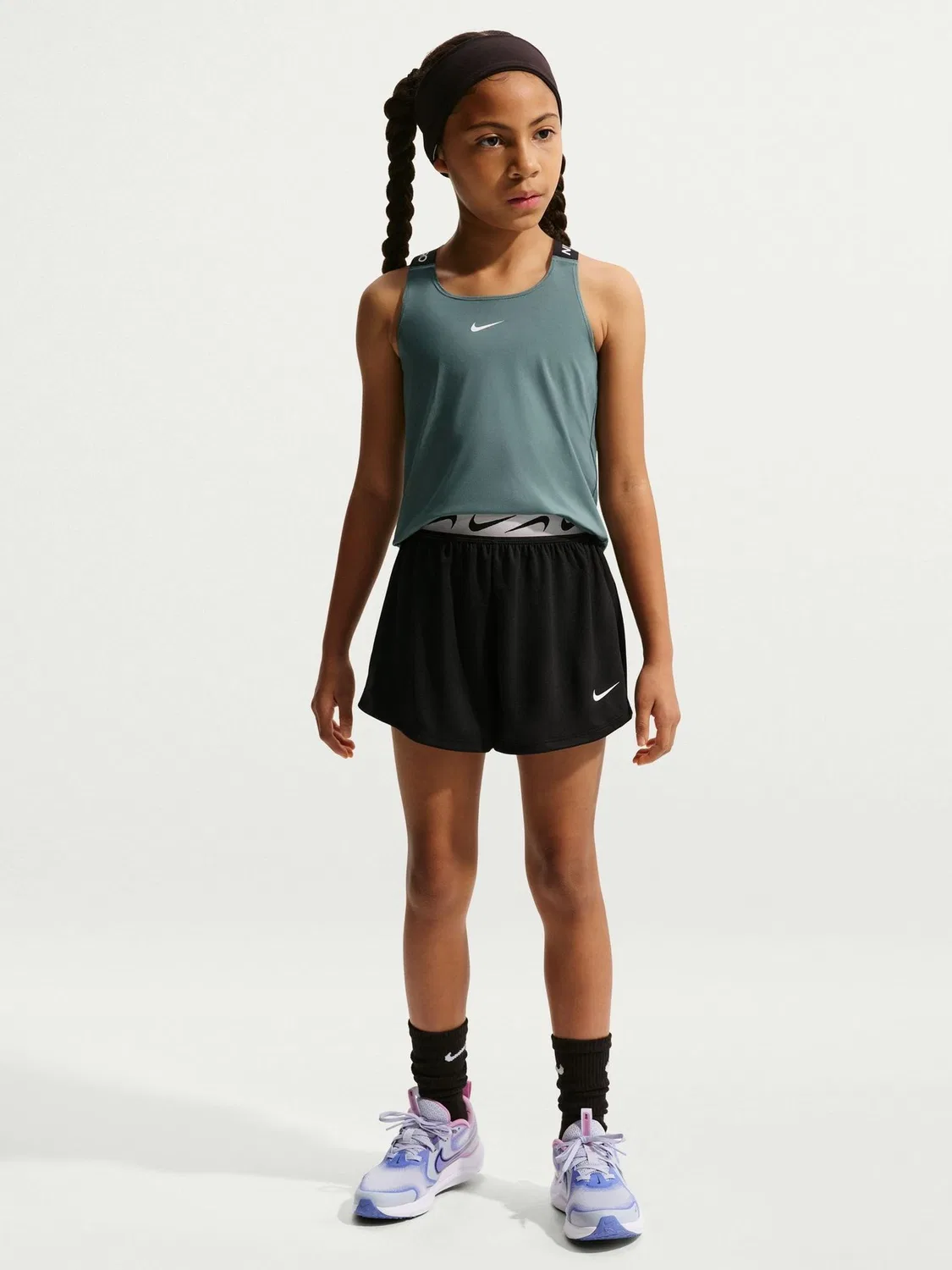Шорты беговые Dri-FIT Dash Nike, черный — фото 2
