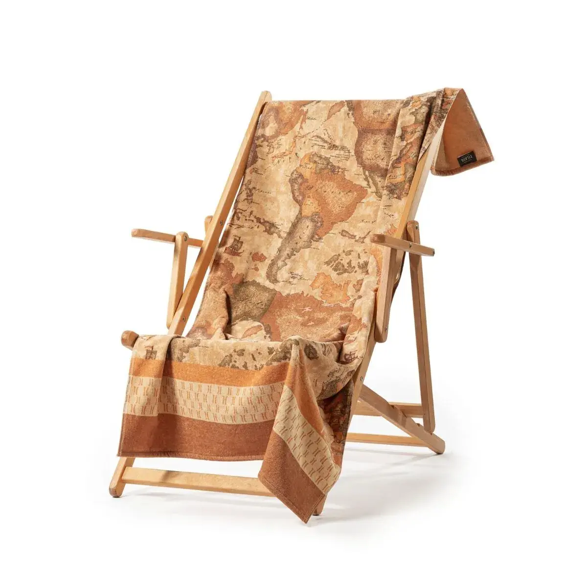 

Полотенце Alviero Martini Geo Classic Beach In Sponge 90×180, коричневый
