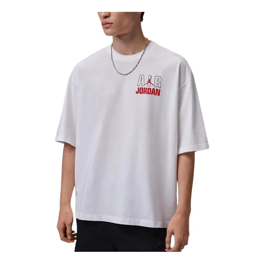 Мужская футболка Air Jordan Flight T-Shirt Asia Sizing 'White' Jordan, белый