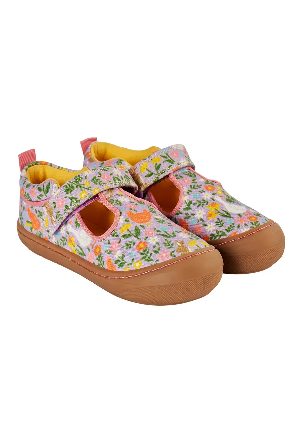 Босоножки Desert t-bar Frugi, Purple