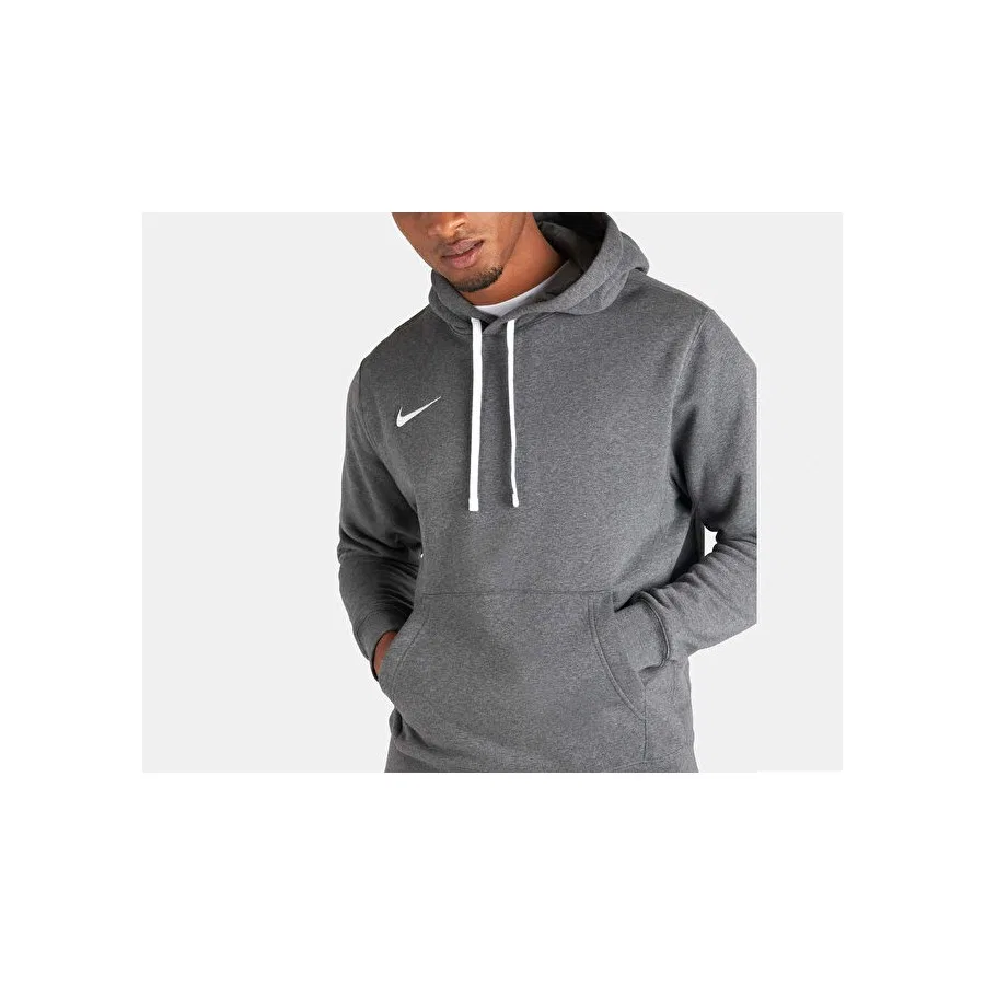 Мужской свитшот с капюшоном и флисом Nike M Nk Flc PARK20 Po Hoodie, Серый — фото 3