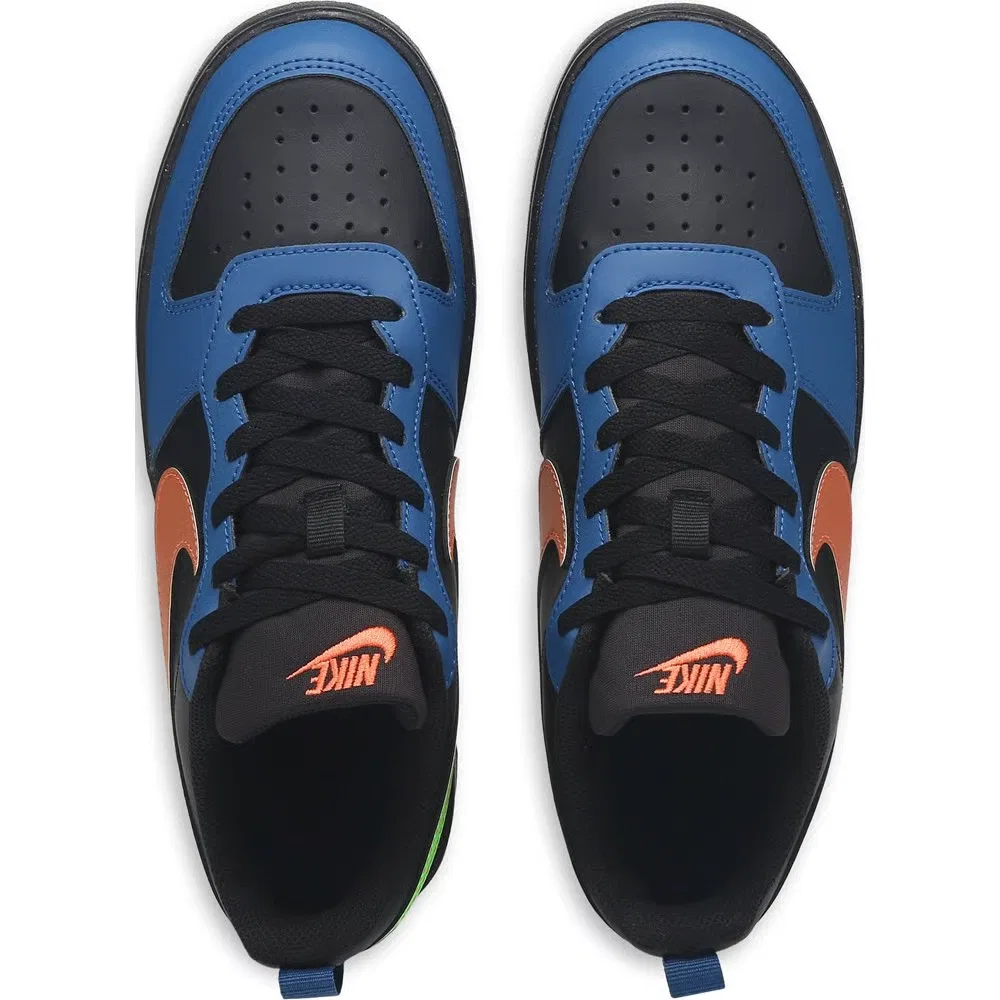 Детские низкие кроссовки Court Borough Recraft Nike, Blue/Orange/Yellow — фото 4