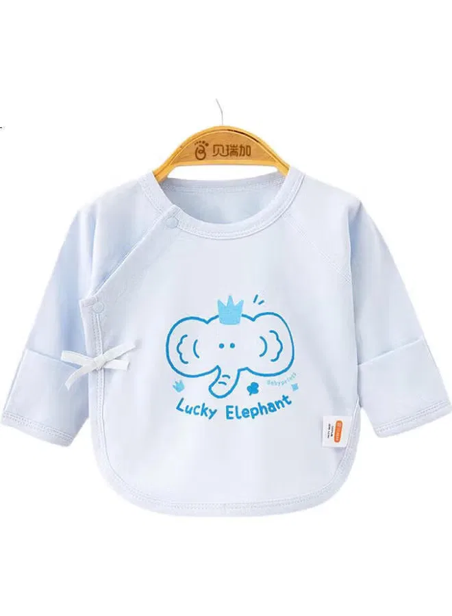 Боди-комбинезон с длинным рукавом для новорожденных Babyprints, голубой — фото 3