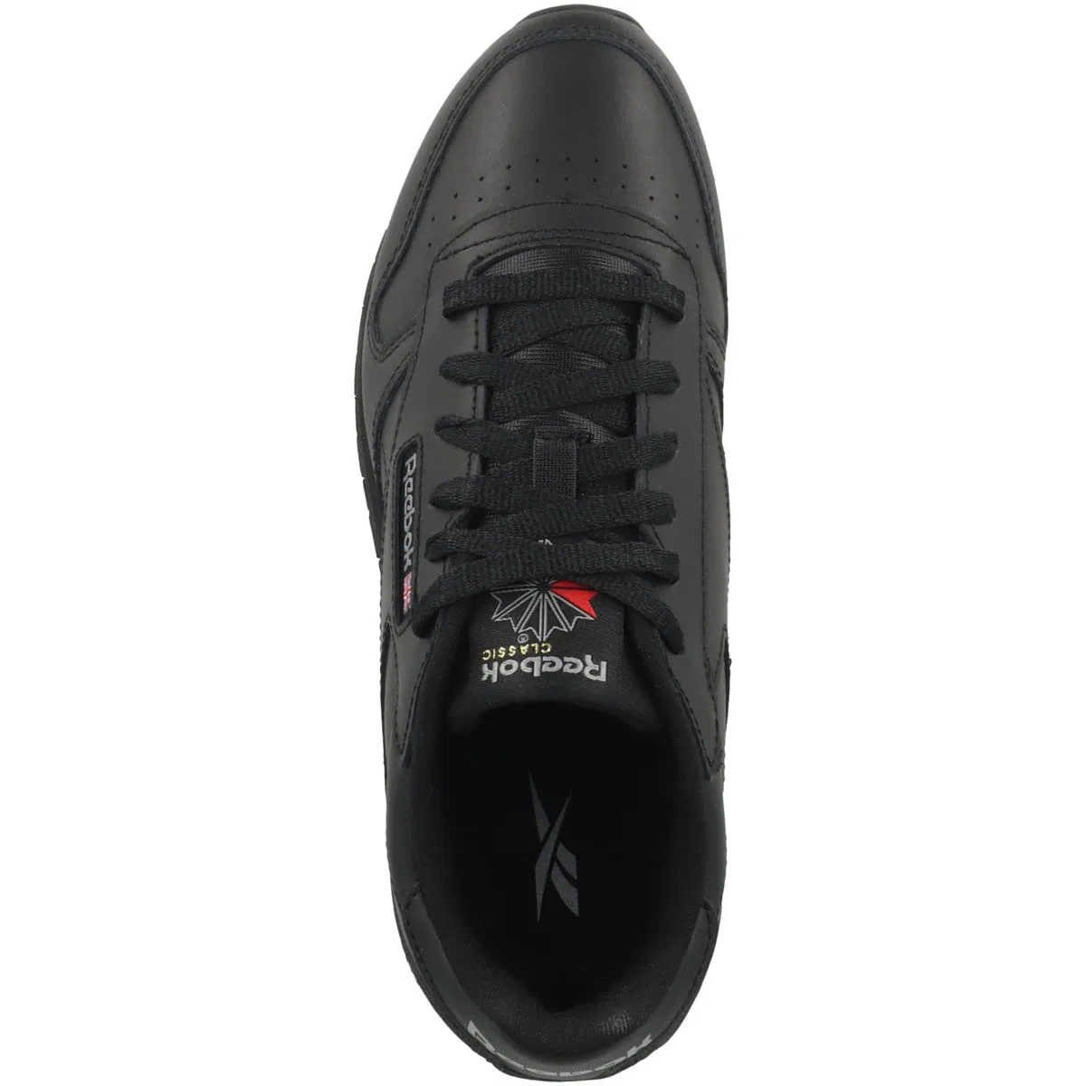 Детские кроссовки для мальчиков кожаные Classic Leather Reebok, Core Black Core Black — фото 2
