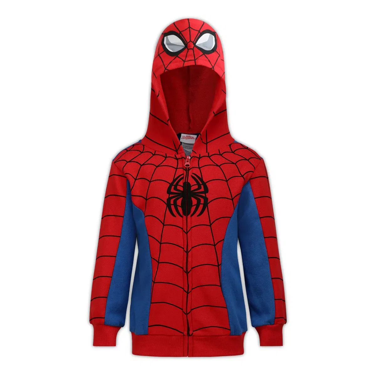 Детское худи на молнии с принтом Marvel Spider-Man Spider-Man, Red
