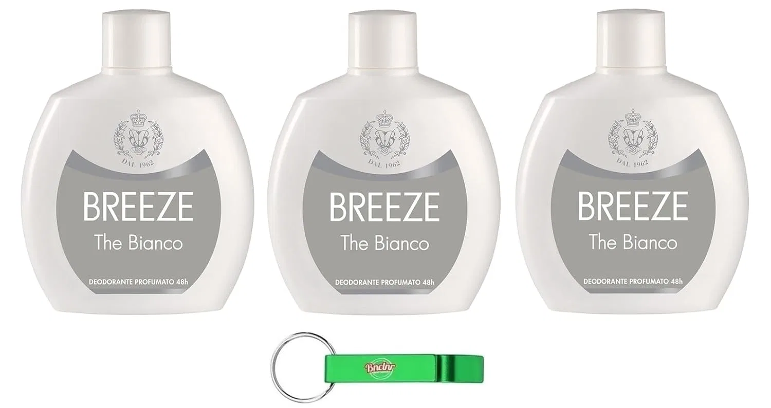 Дезодорант без газа и алюминия Breeze White Tea Beni Culinari, 3 x 100 мл
