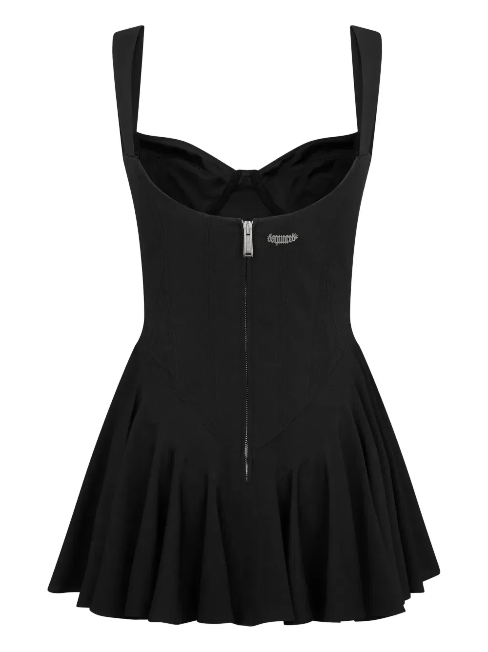 Платье мини Deena Dsquared2, черный — фото 2