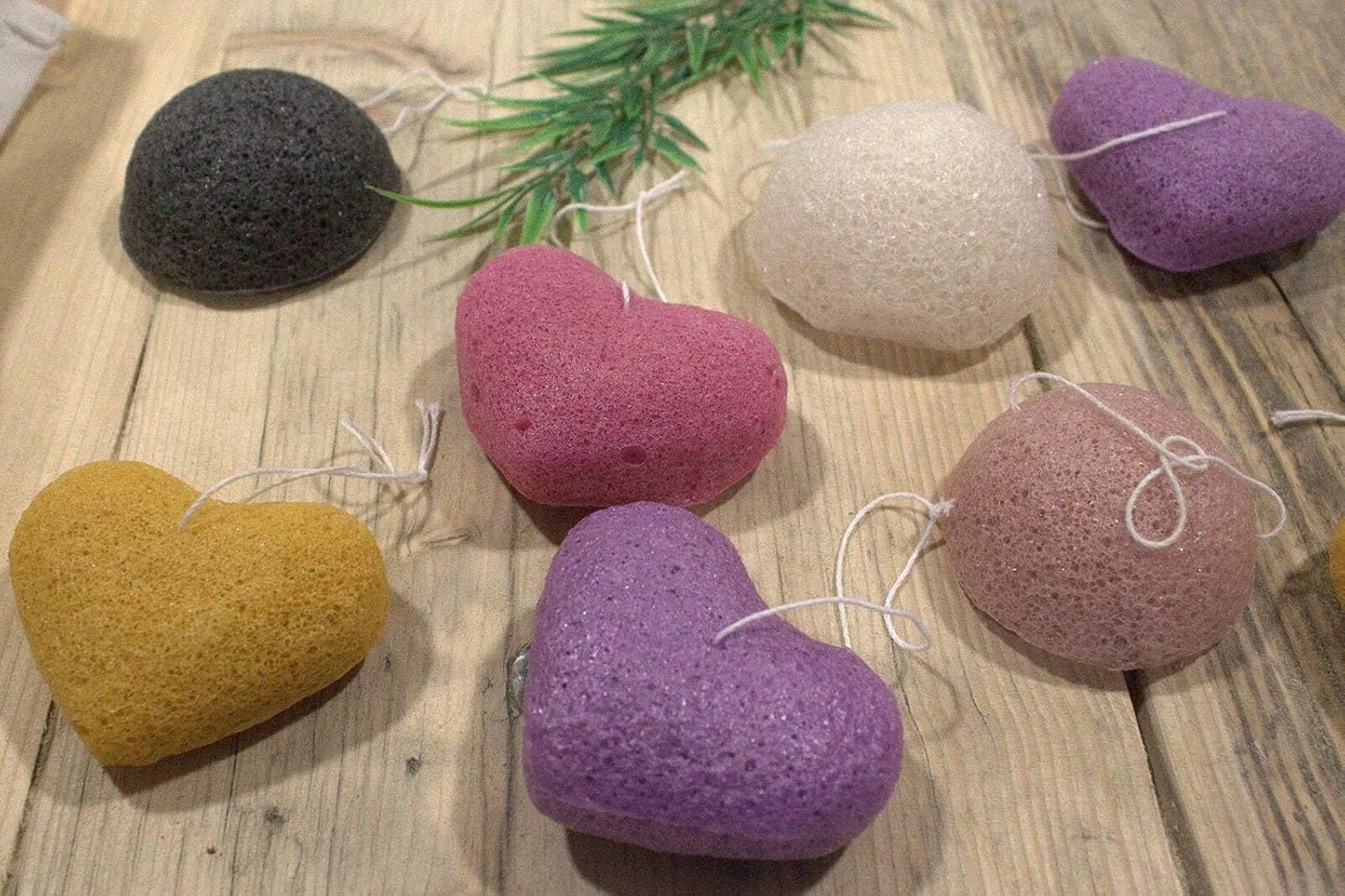 Губка для лица Konjac Heart Sponge Lavender, Ancient Wisdom — фото 4