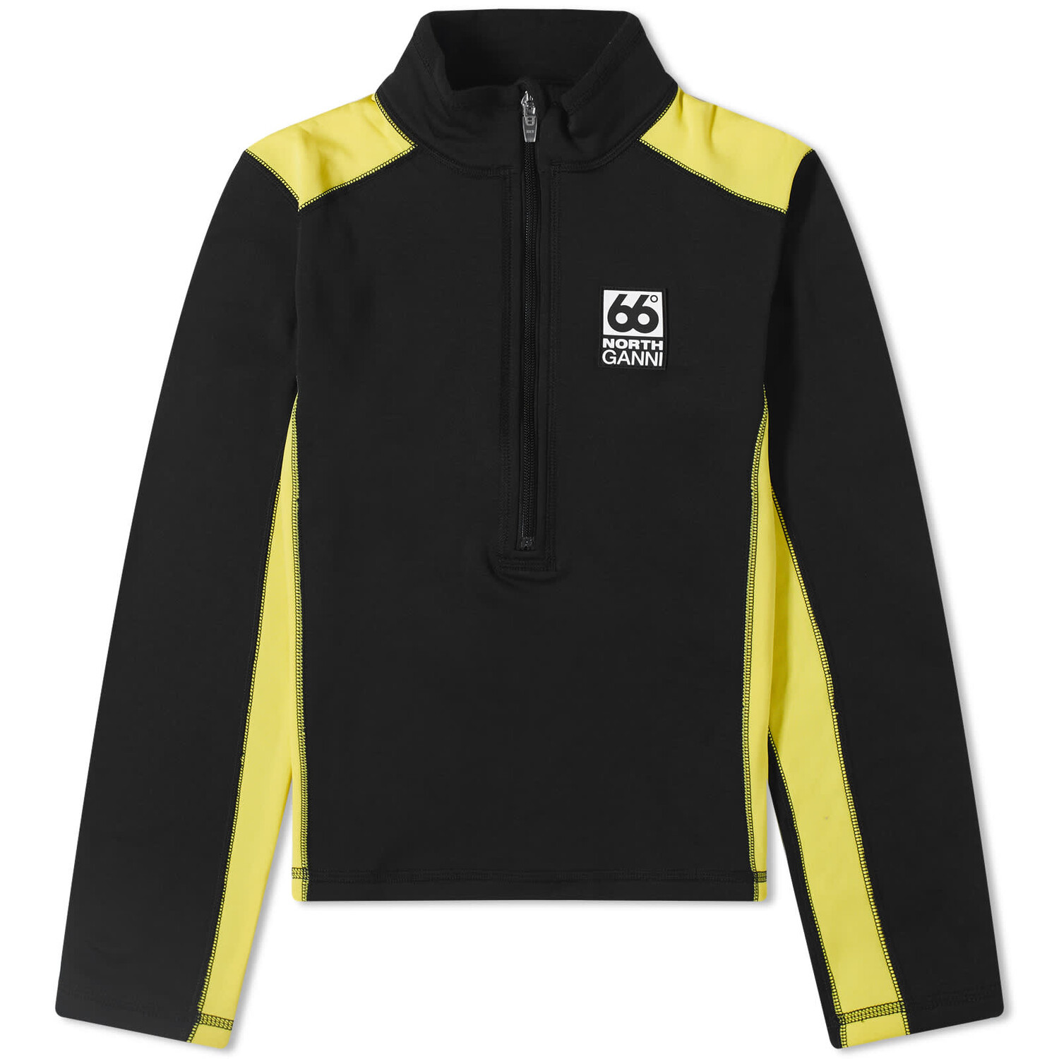 

Свитшот 66° North X Ganni Tungudalur Zip Neck, черный