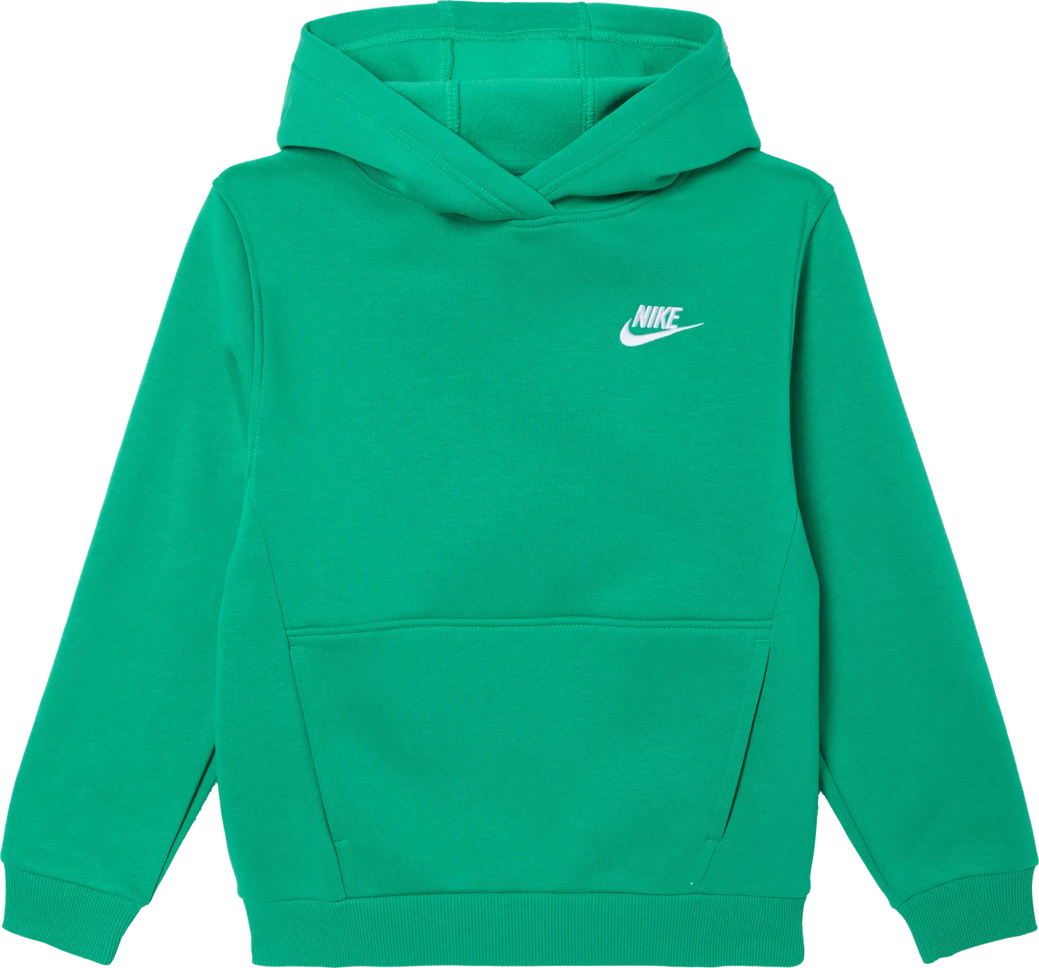 Детское худи с капюшоном Nike, зеленый