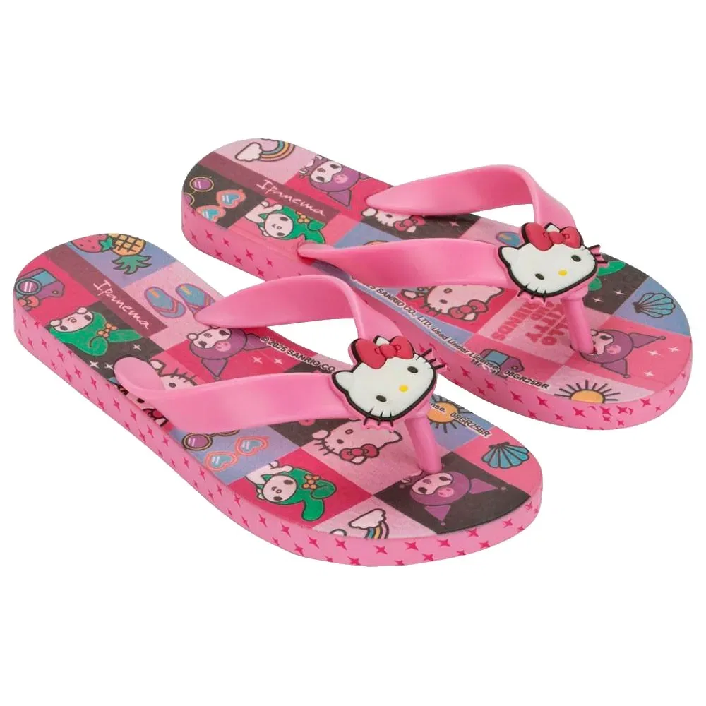 Детские шлепанцы для девочек Hello Kitty Funny Ipanema, Pink — фото 2