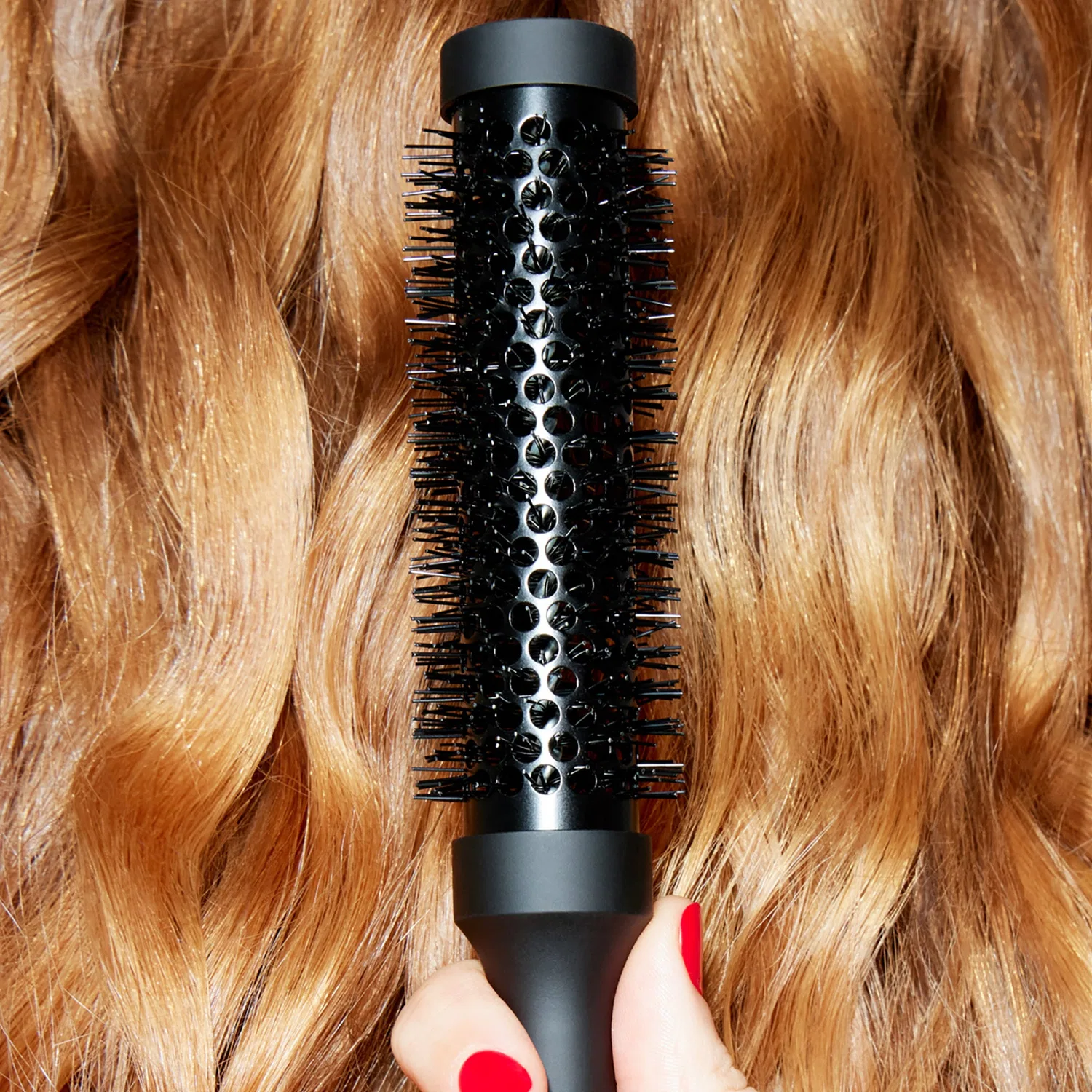 Щетка для укладки волос керамическая с вентиляцией 25 мм The Blow Dryer Ceramic Radial Hair Brush Size 1, ghd — фото 3