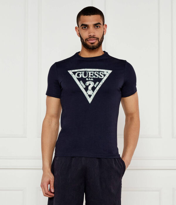 

Футболки Slim fit Guess Jeans, синий