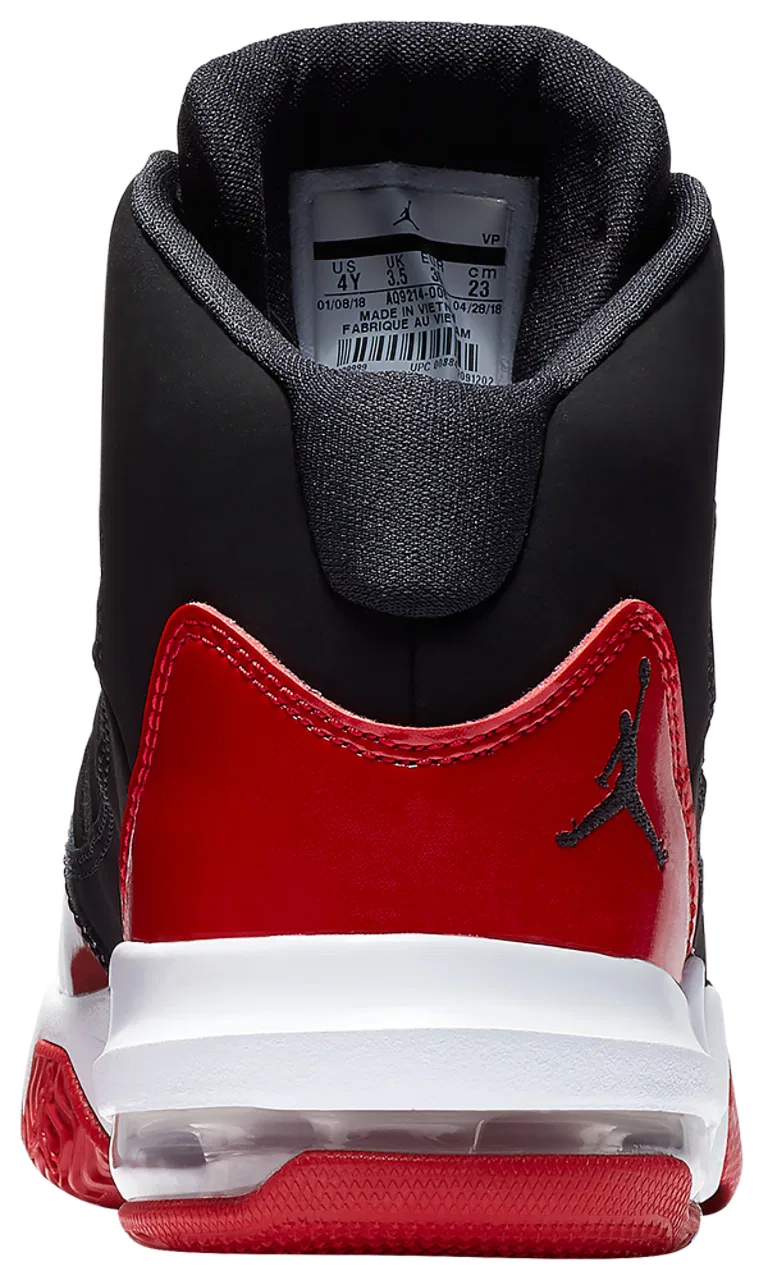 Кроссовки для мальчиков Jordan Max Aura, цвет Black/Gym Red/Black — фото 3