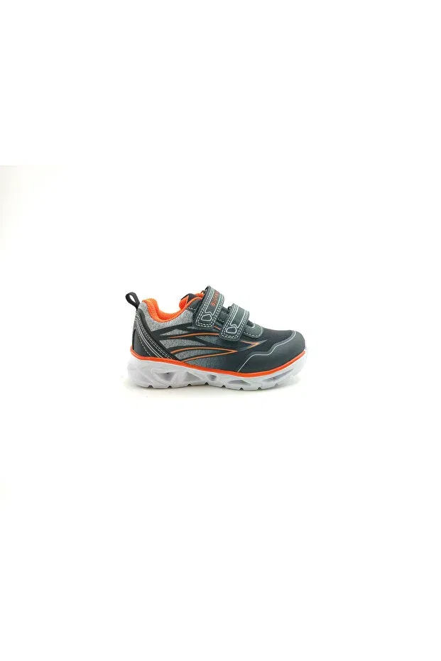 Детские спортивные ботинки для мальчиков с подсветкой Buckhead, Black Orange