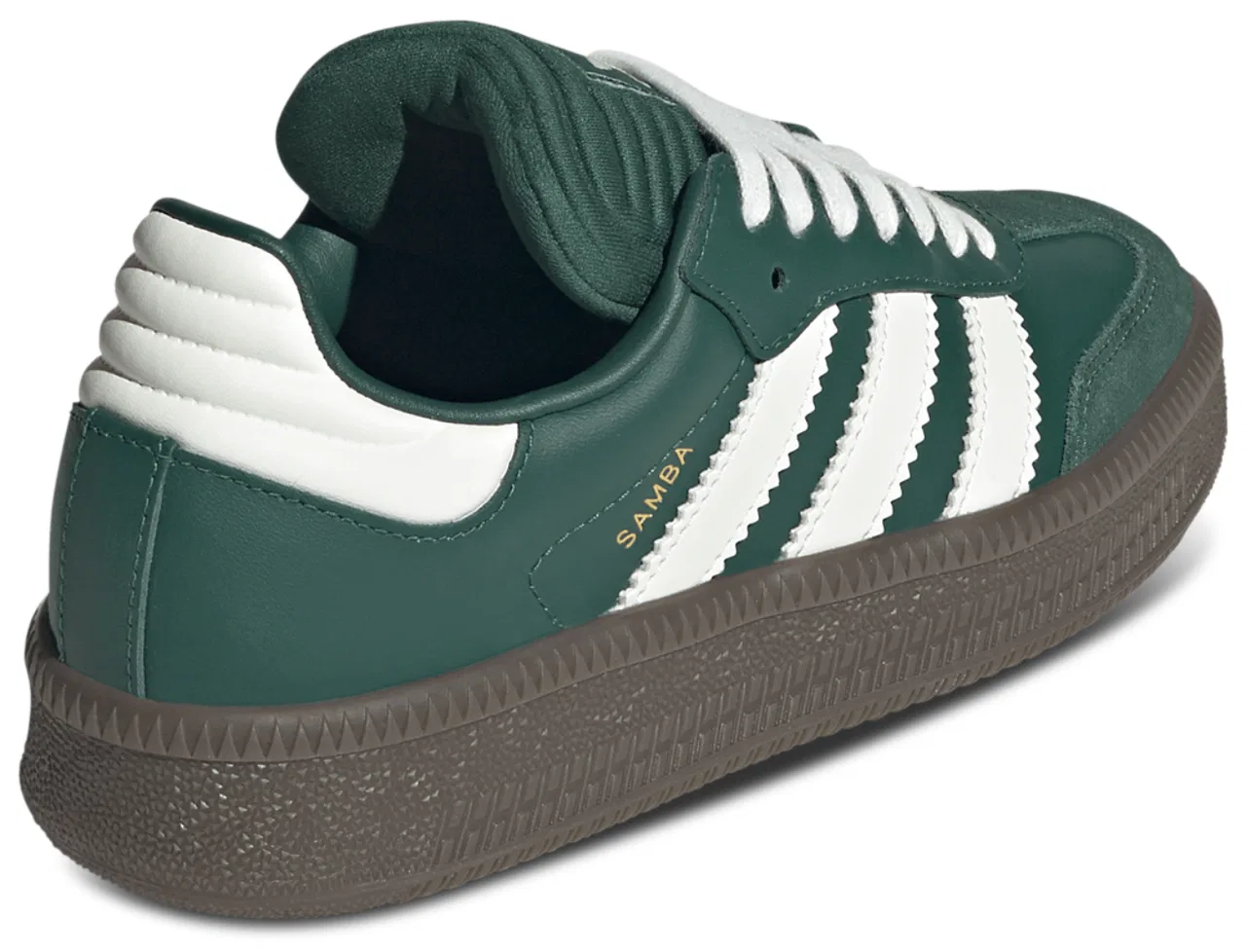 Кроссовки для мальчиков Samba XLG Adidas, цвет Collegiate Green/White — фото 3