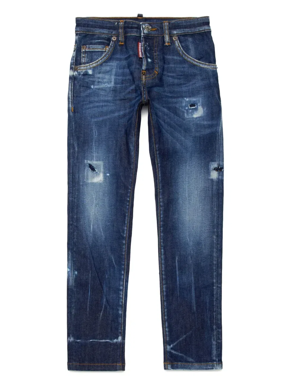 Джинсы с эластичным поясом Dsquared2 Kids, синий