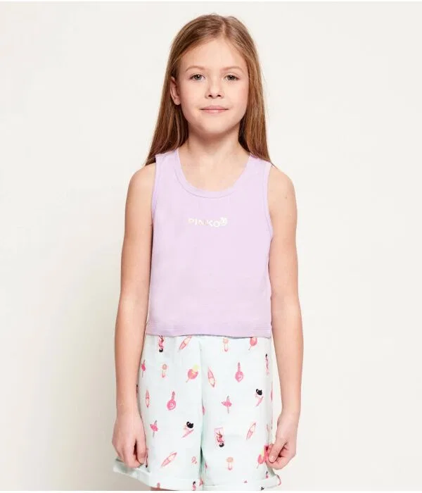 Детский топ для девочек Regular Fit Pinko Up, Lavanda