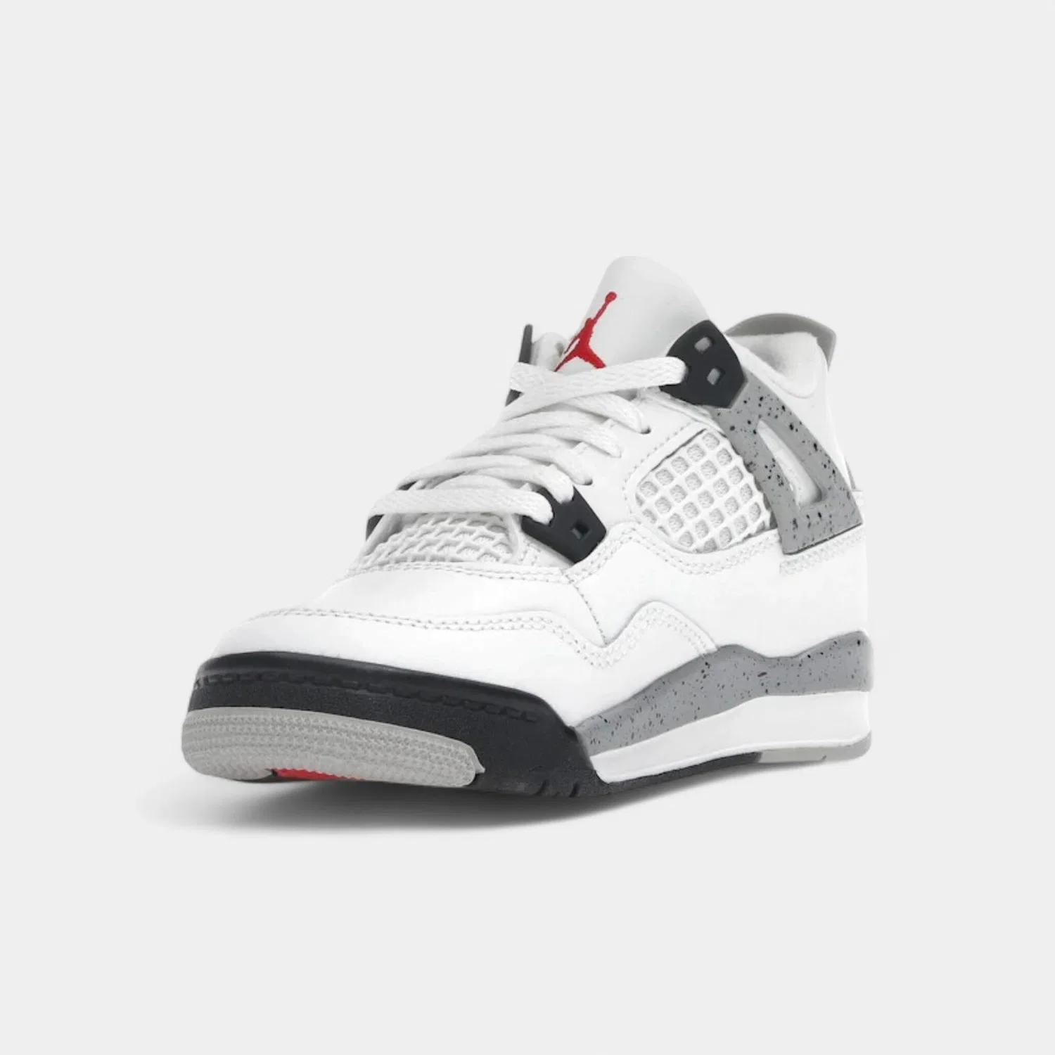 Детские кроссовки Jordan 4 Retro White Cement (2025) (PS), Weiss — фото 3