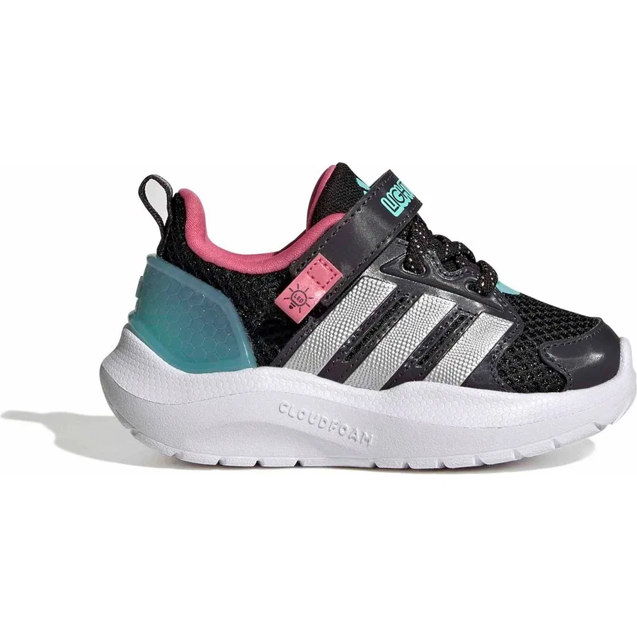Детские спортивные кроссовки LIGHTORAMA RNR EL I adidas, Черный