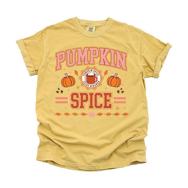 

Футболка с полосками Pumpkin Spice, окрашенная в готовом виде Simply Sage Market