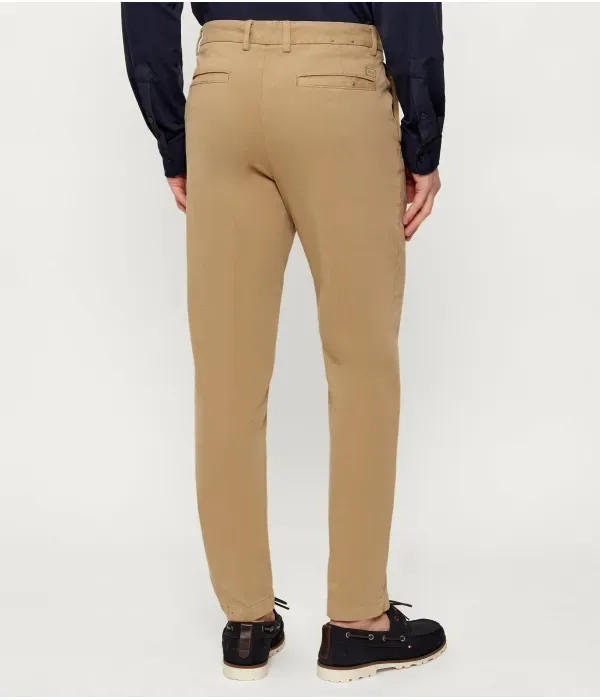 Брюки чинос H-Kane1 modern fit Boss, бежевый — фото 4