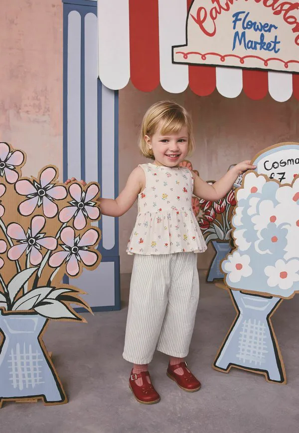 Брюки cath kidston стандартного кроя Next, Ecru Ditsy