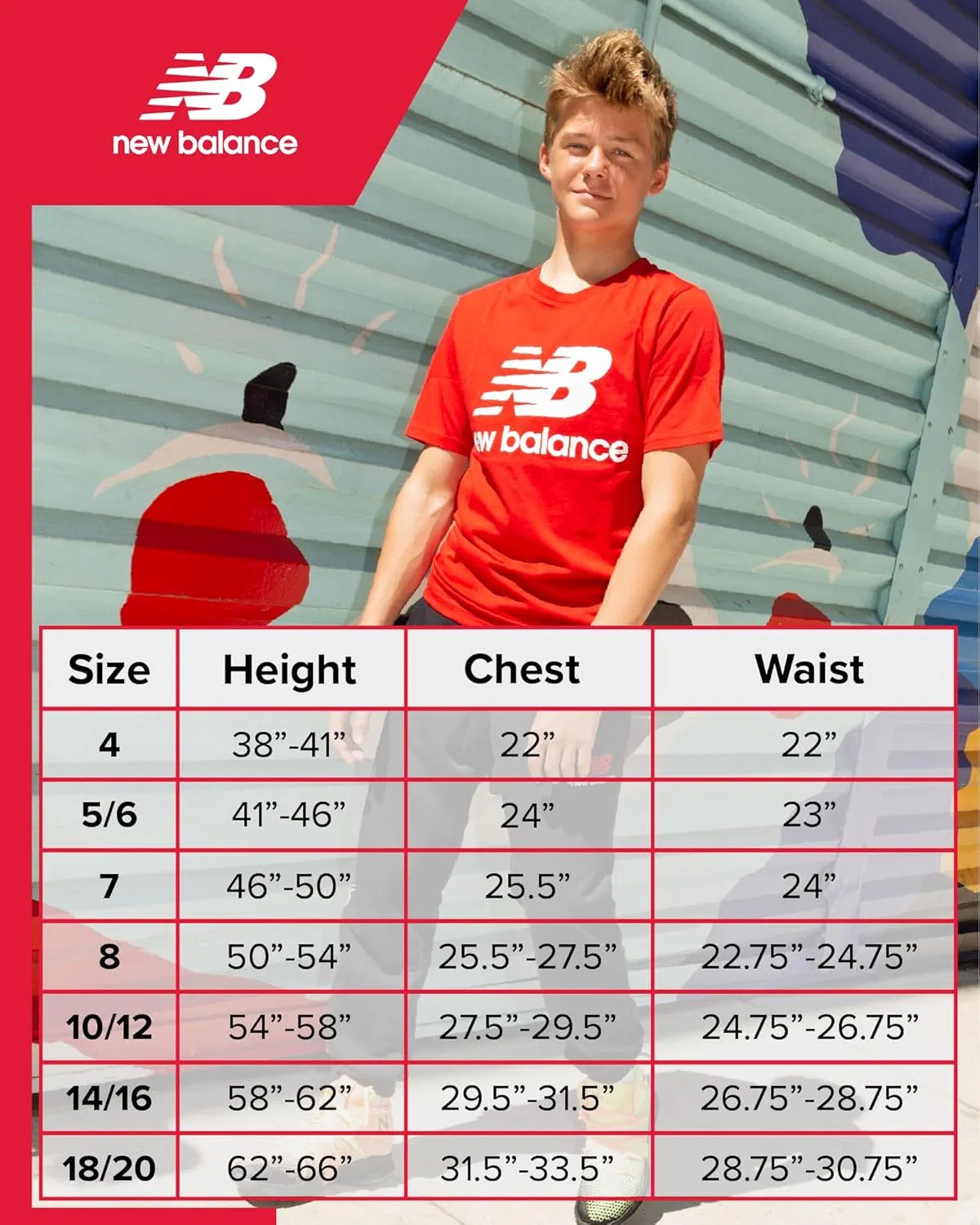 Футболки с длинным рукавом New Balance для мальчиков - вафельная трикотажная термофутболка для мальчиков, спортивный базовый слой (8-20), черный — фото 4