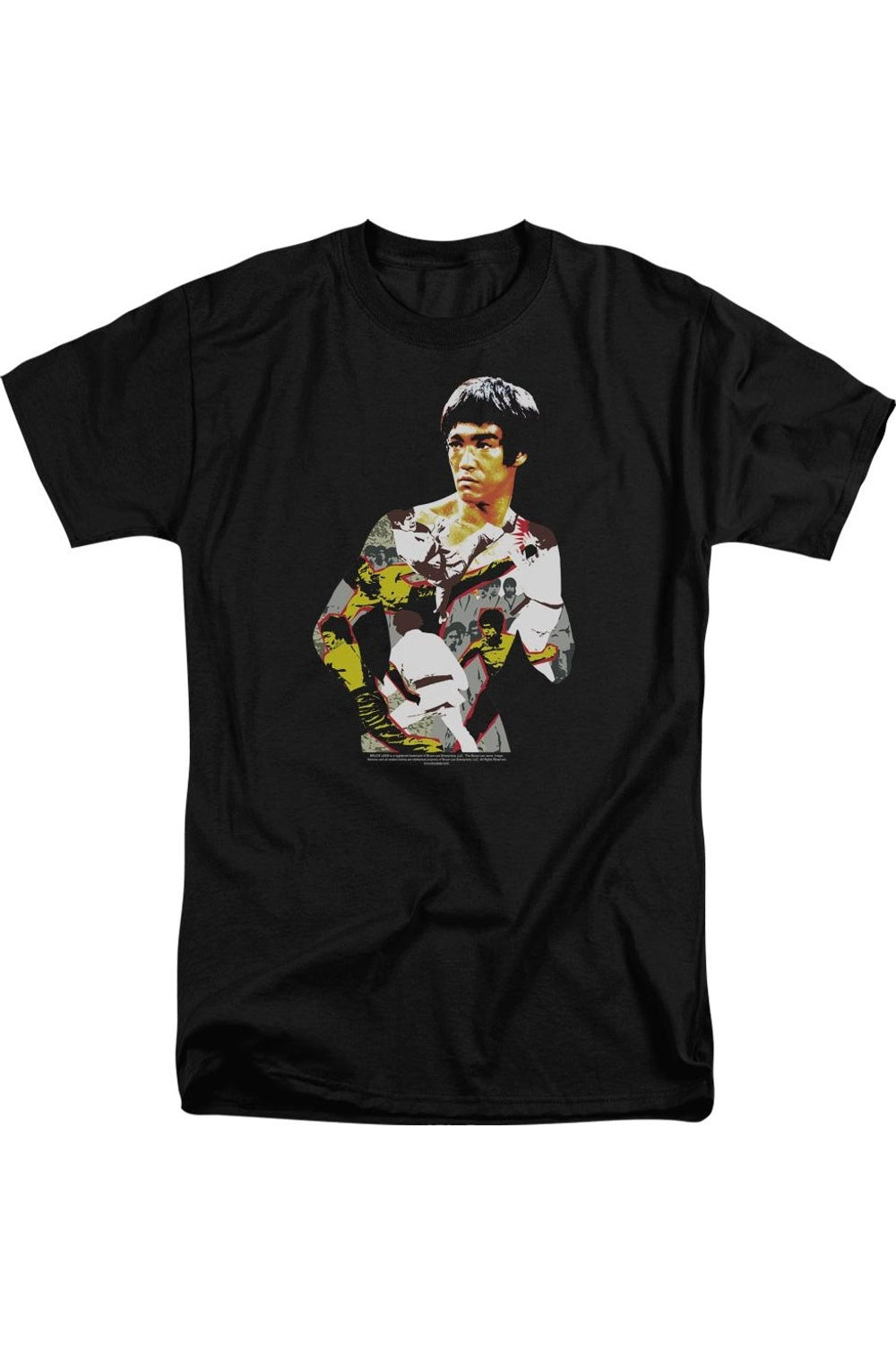 

Футболка с коротким рукавом для взрослых Bruce Lee Body Of Action Gildan, черный