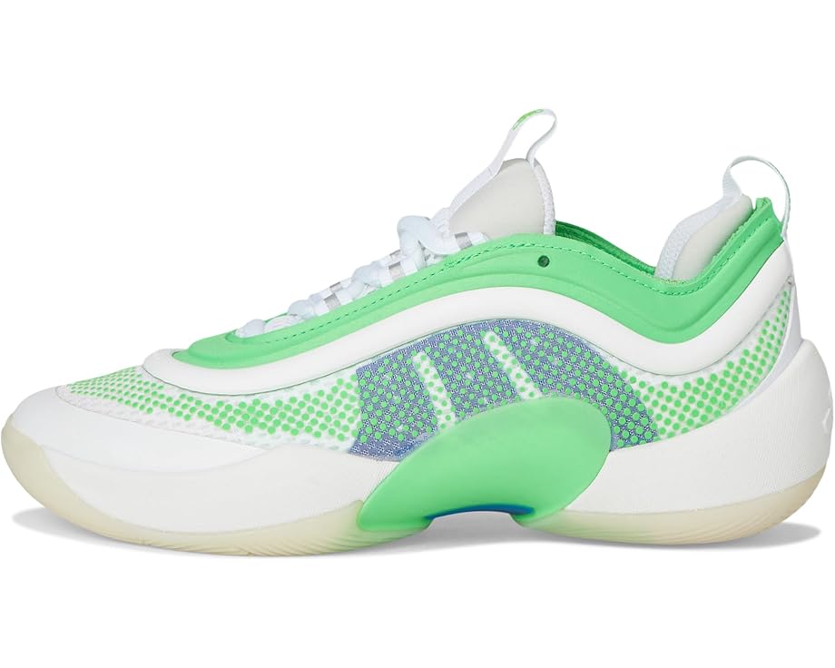Детские баскетбольные кроссовки Adidas D.O.N. Issue 6 (большие дети) Adidas Kids, White/Screaming Green/Lucid Blue — фото 4