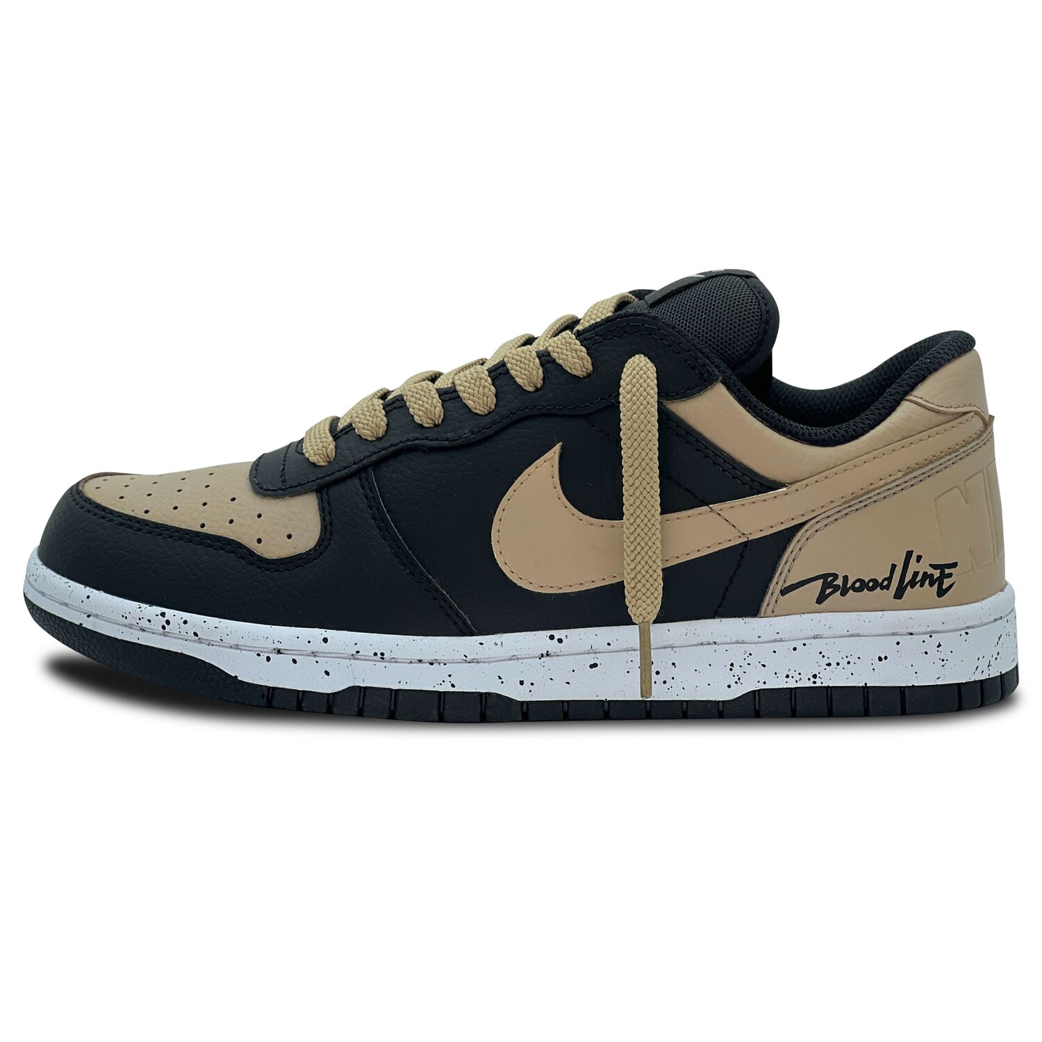 

Nike Большие готические мохабские устойчивые к истиранию и скольжению низкие скейтборд кроссовки для мужчин, черно-коричневые