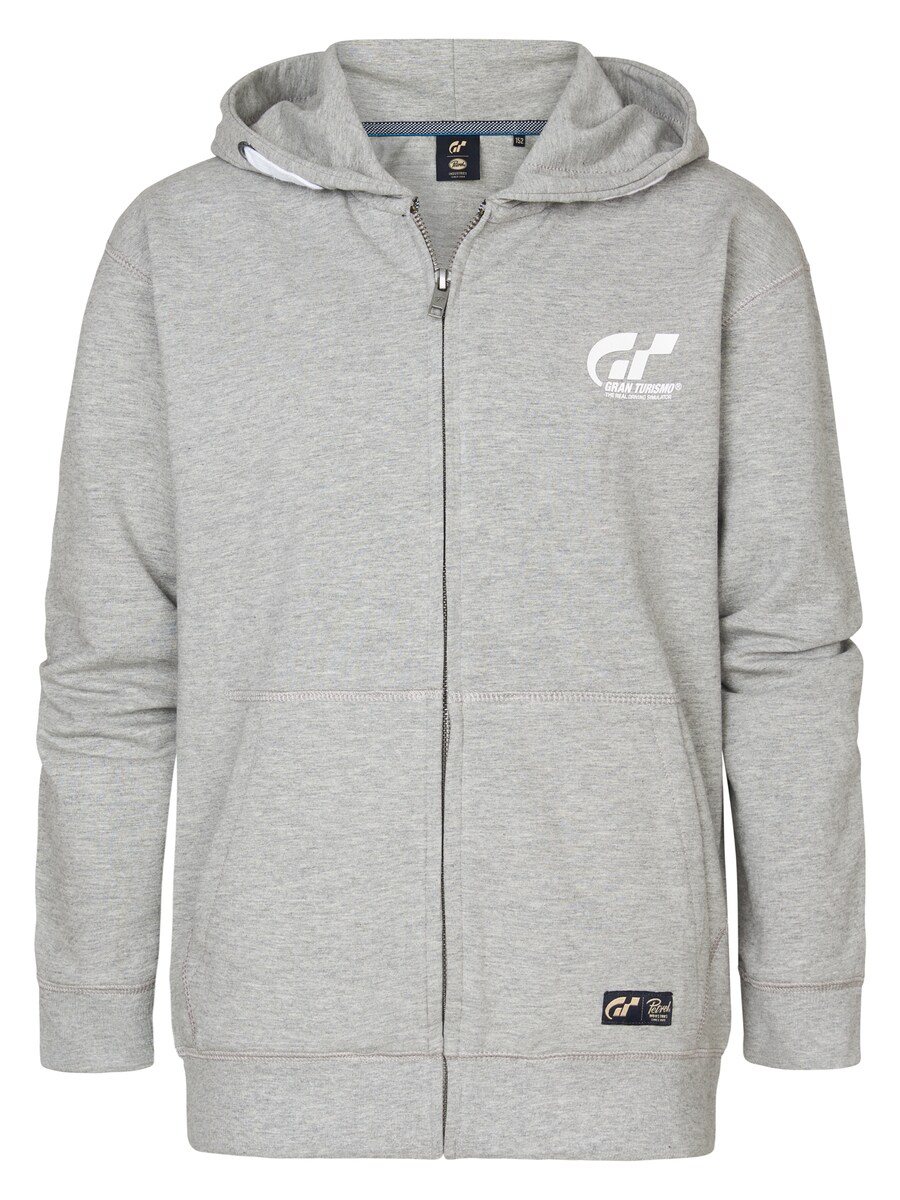 

Толстовка с капюшоном на молнии Petrol Industries, светло-серый