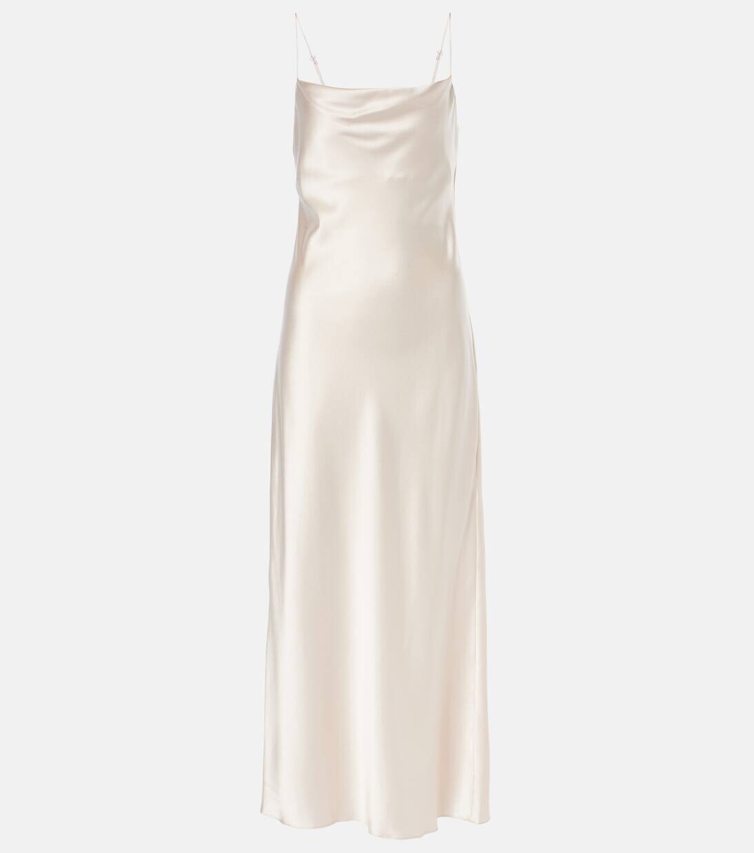 

Платье миди из смесового шелка Sense of Shine Dorothee Schumacher, цвет natural white