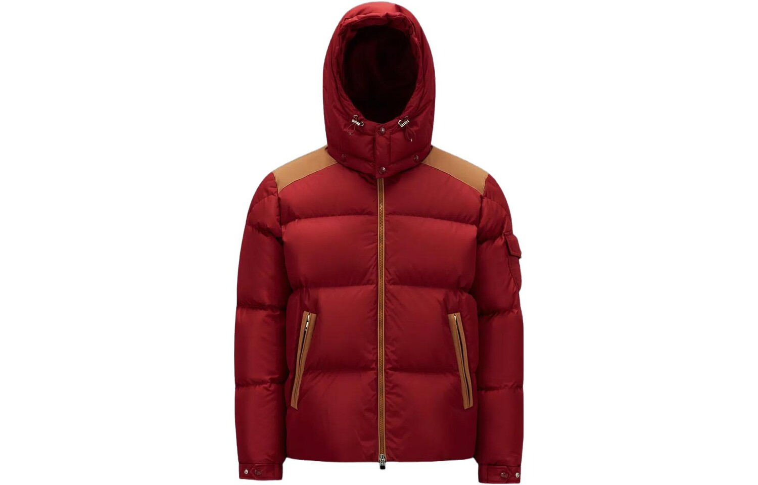 

Пуховик мужской красный Moncler
