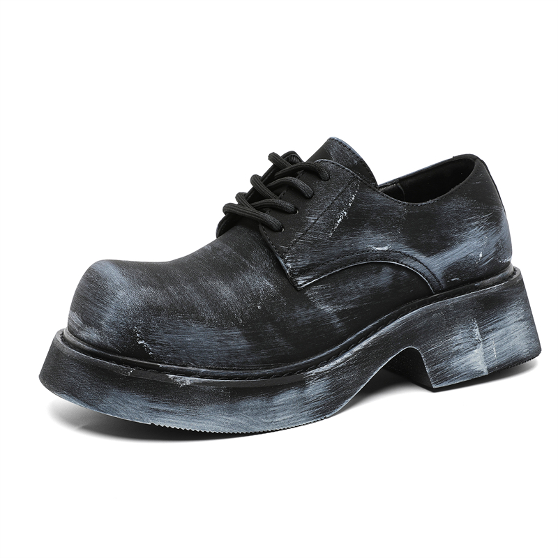 

Низкие повседневные туфли мужские серые MUYI, Gray[Men'S]