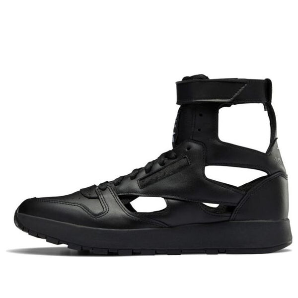 

Кроссовки maison margiela x classic leather tabi high 'black' Reebok, черный