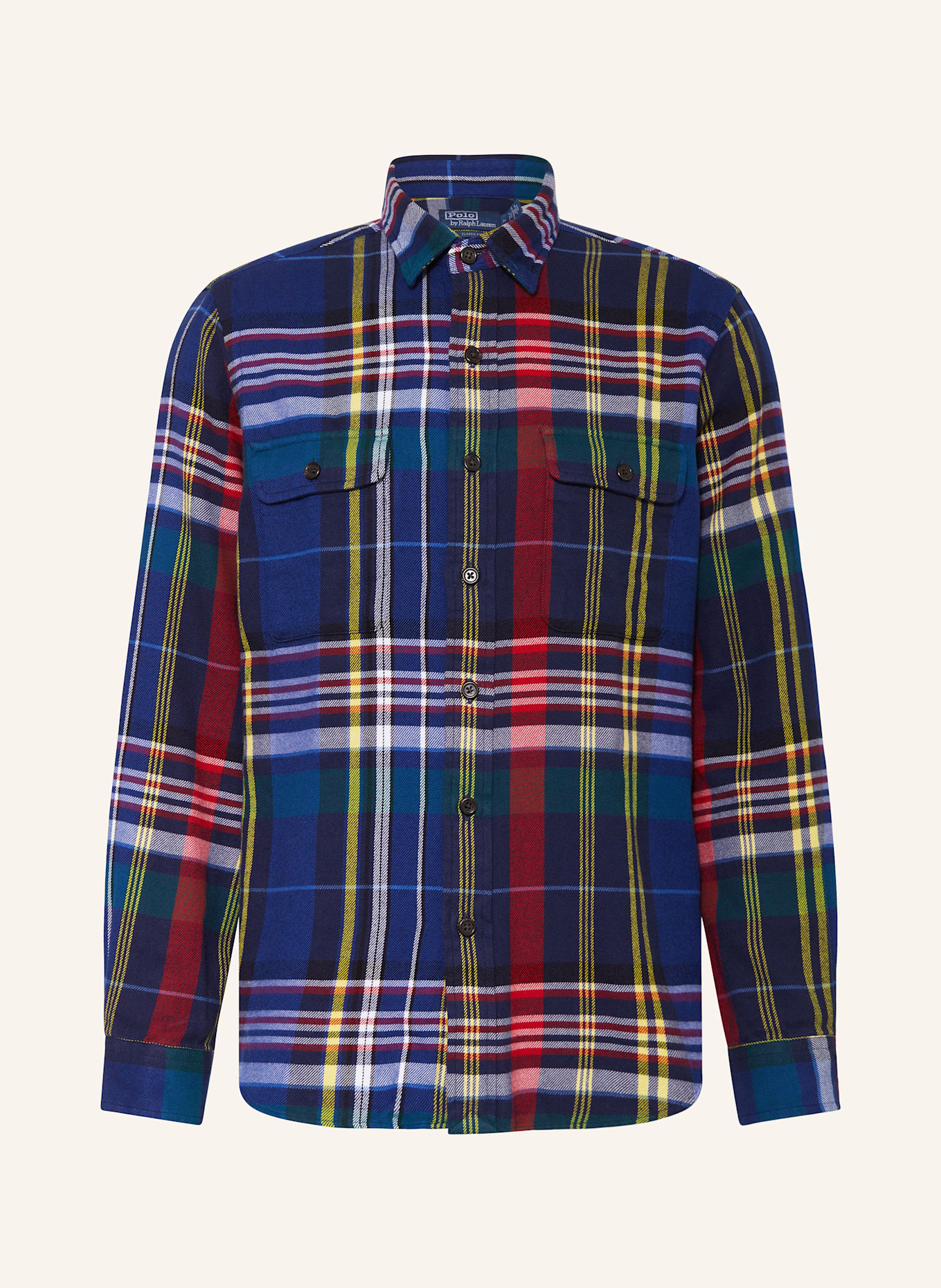 

Рубашка фланелевая классического кроя Polo Ralph Lauren, мультиколор