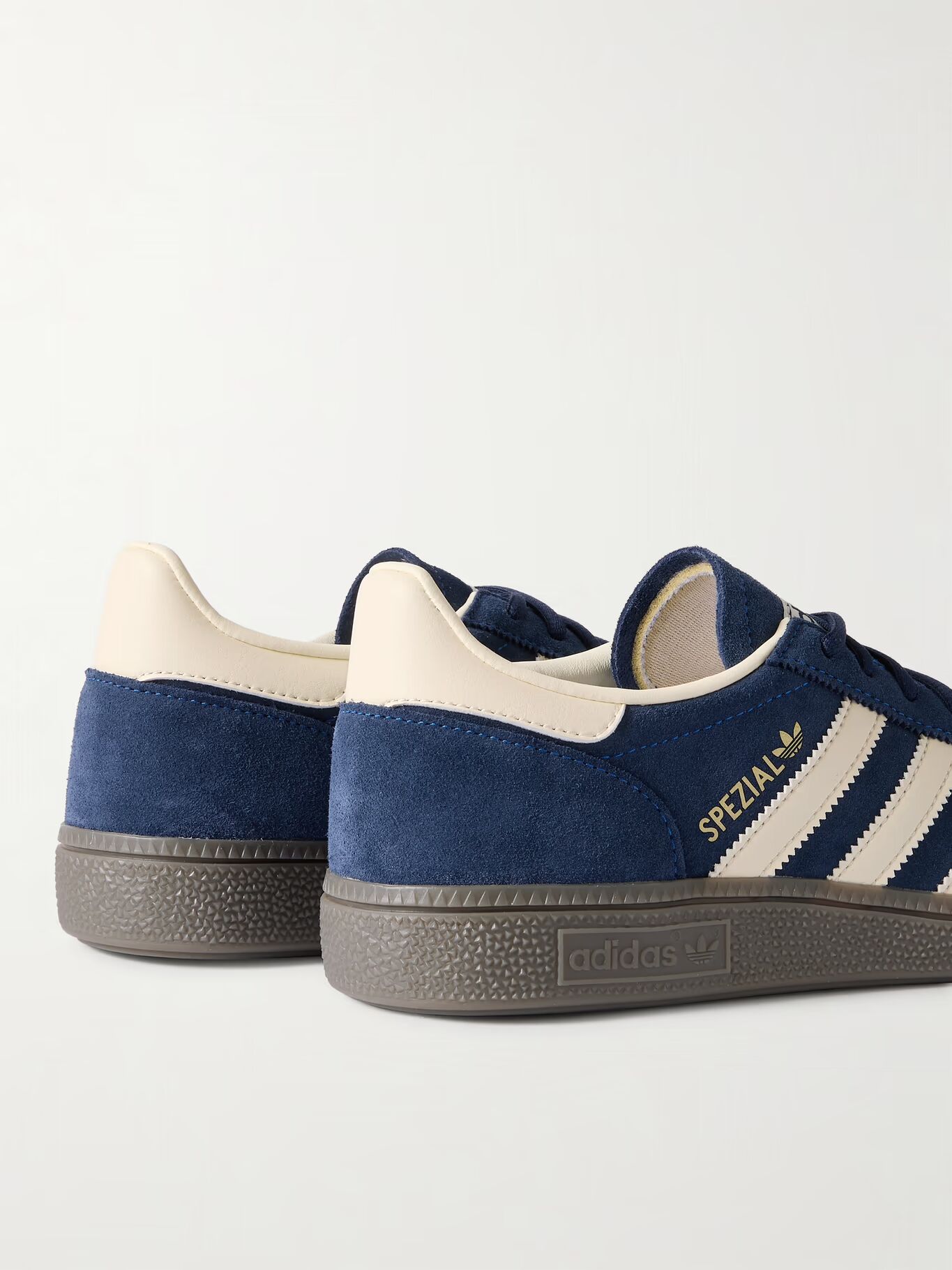 Кроссовки Handball Spezial из замши и кожи ADIDAS ORIGINALS, синий — фото 2