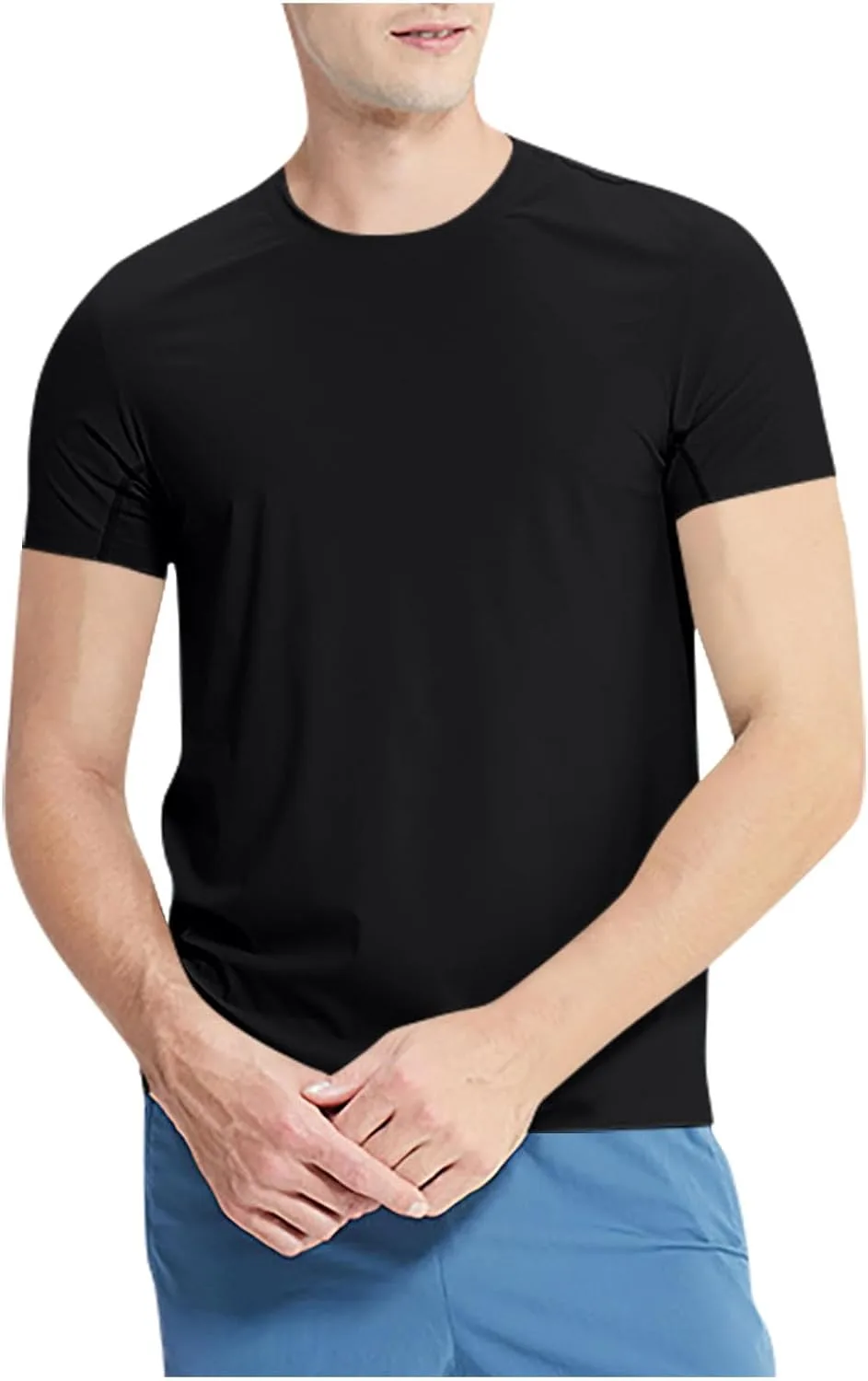 Мужская футболка для тренировок Quick Dry Slim Fit