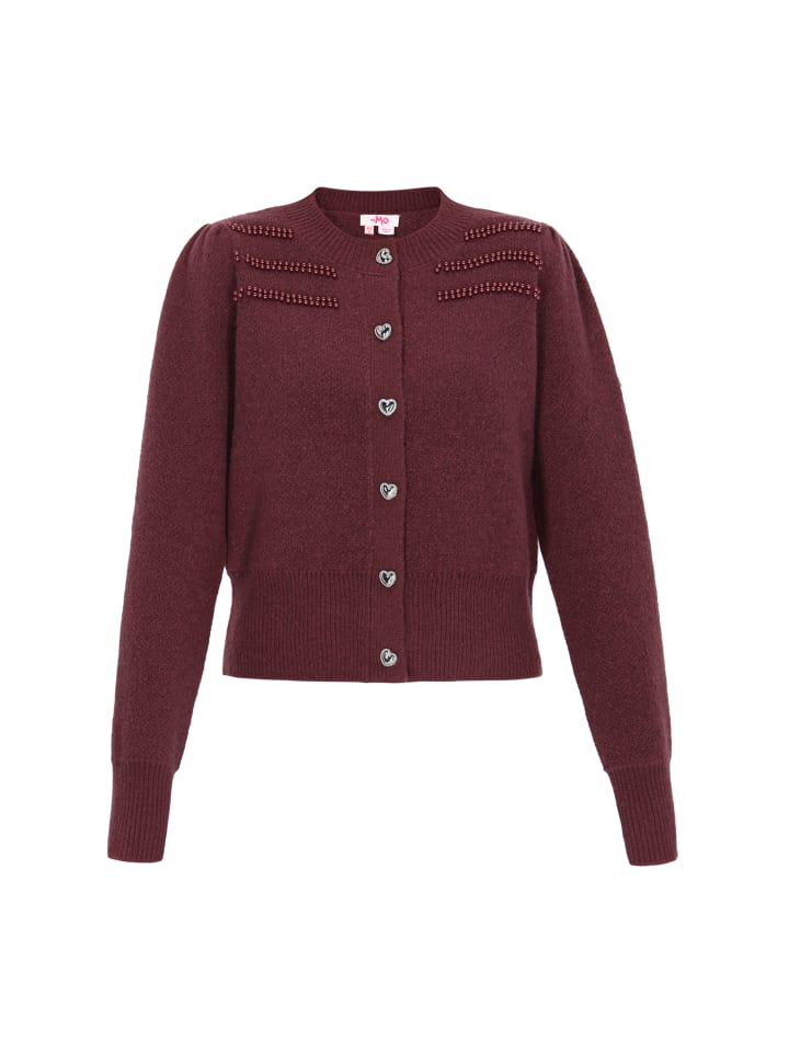 

Женский кардиган бордового цвета myMo