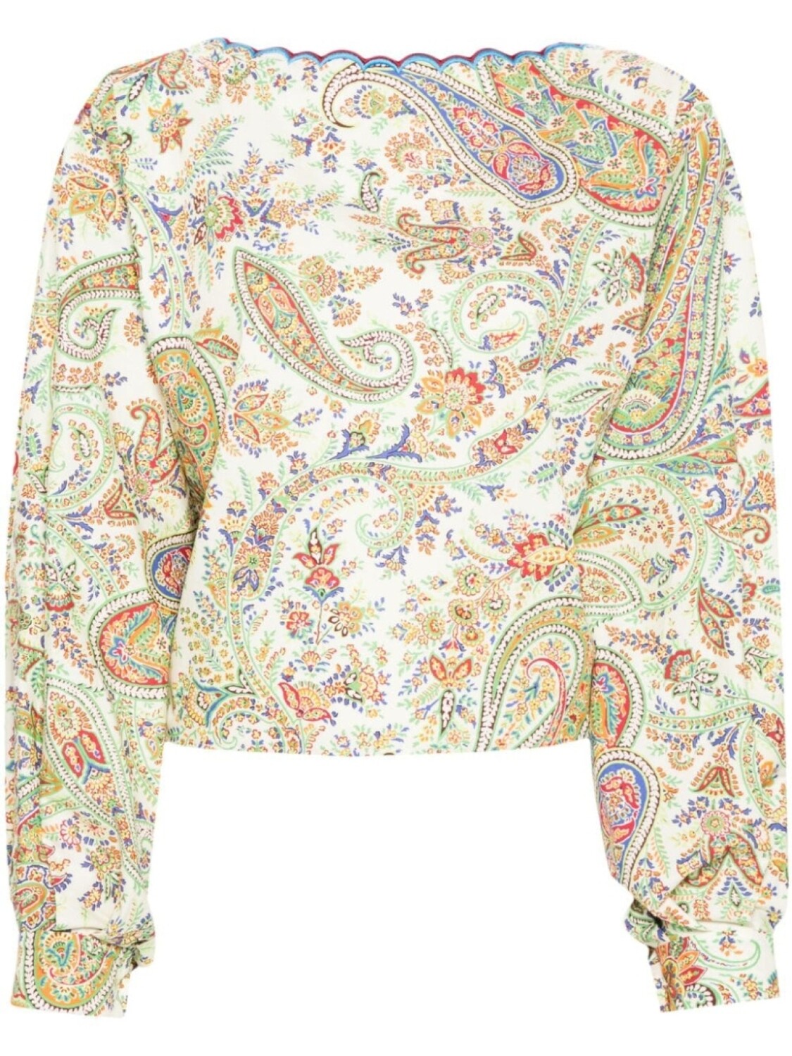 

ETRO блузка с принтом пейсли, зеленый