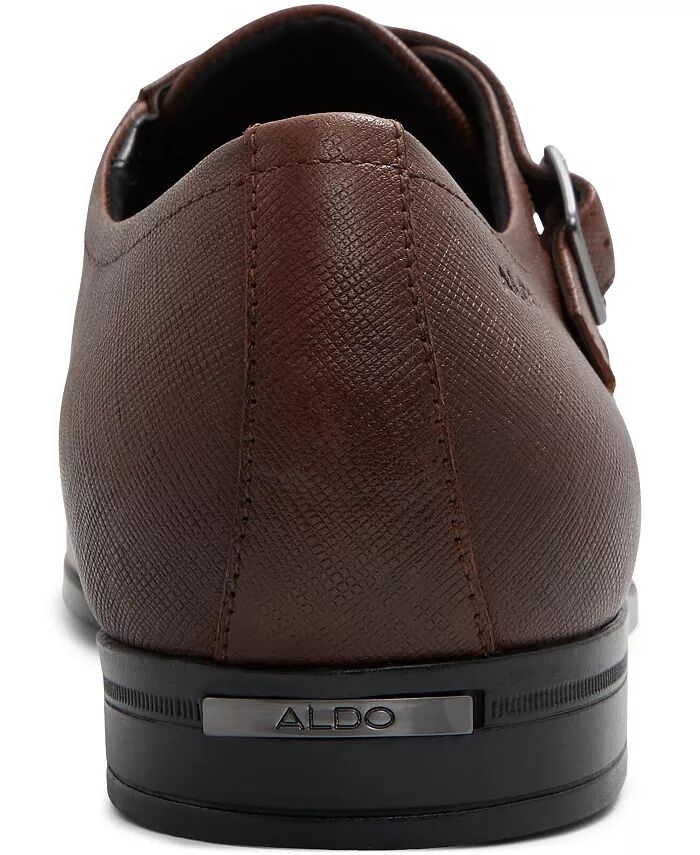 Мужские туфли Benedetto Monk Strap — широкая ширина ALDO, коричневый — фото 3