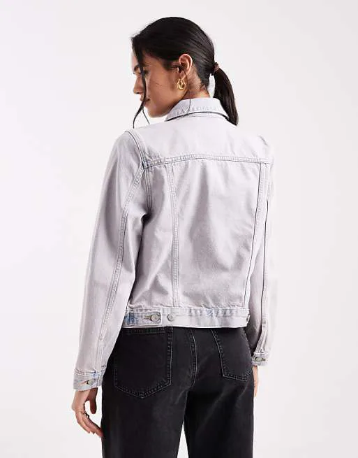 Оригинальная джинсовая куртка дальнобойщика Levi's розового оттенка — фото 3