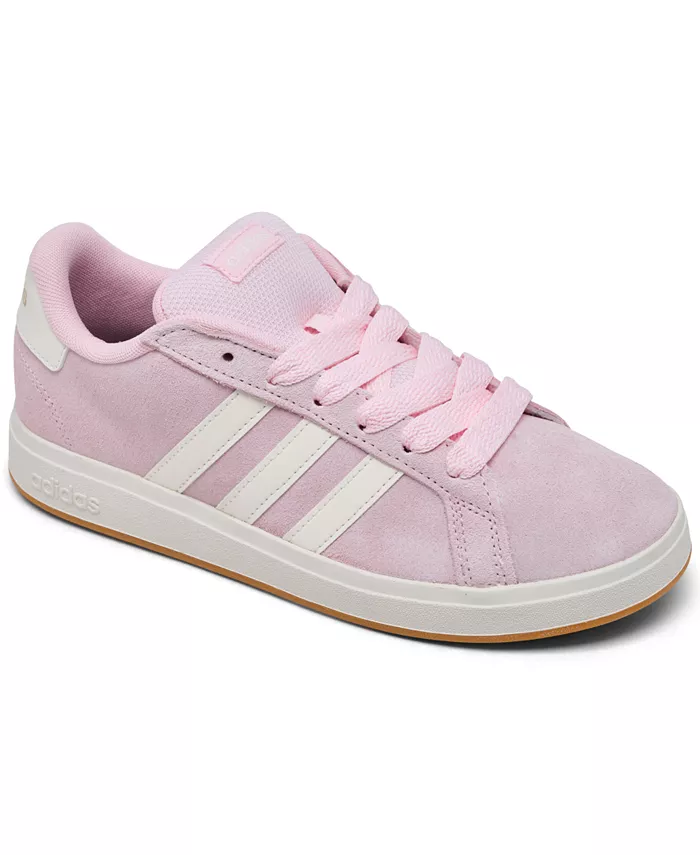 

Кроссовки Big Girls Grand Court 00s Casual от Finish Line adidas, розовый